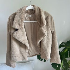 Alyssa Faux Fur Cropped Jacket